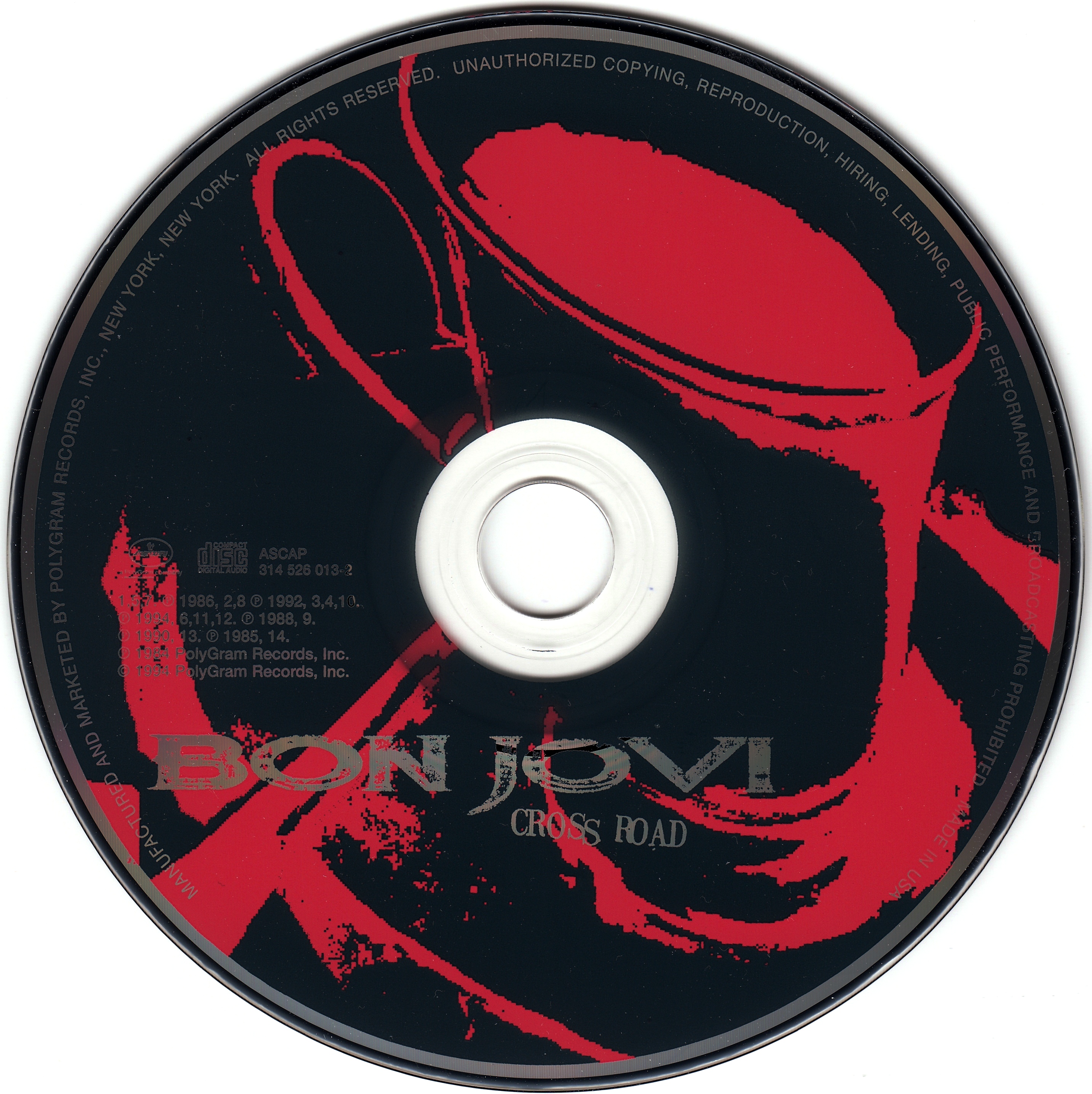 Bon Jovi Cross Road Cd Us Cd Covers Cover Century Over 500 000 Album Art Covers For Free